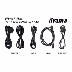 iiyama TF4339AS-B1AG affichage de messages Écran plat de signalisation numérique 42.5" LED 500 cd/m² 2.4K Ultra HD Noir Écran tactile Intégré dans le processeur Android 24/7 - Vue supplémentaire 11