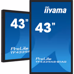 iiyama TF4339AS-B1AG affichage de messages Écran plat de signalisation numérique 42.5" LED 500 cd/m² 2.4K Ultra HD Noir Écran tactile Intégré dans le processeur Android 24/7 - Vue supplémentaire 4