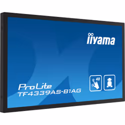 iiyama TF4339AS-B1AG affichage de messages Écran plat de signalisation numérique 42.5" LED 500 cd/m² 2.4K Ultra HD Noir Écran tactile Intégré dans le processeur Android 24/7 - Vue supplémentaire 5