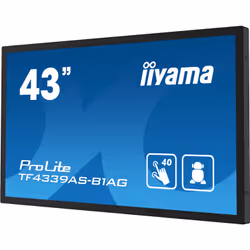 iiyama TF4339AS-B1AG affichage de messages Écran plat de signalisation numérique 42.5" LED 500 cd/m² 2.4K Ultra HD Noir Écran tactile Intégré dans le processeur Android 24/7 - Vue supplémentaire 7