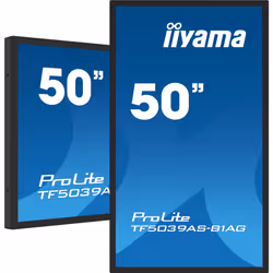 iiyama TF5039AS-B1AG affichage de messages Écran plat de signalisation numérique 49.5" LED 500 cd/m² 4K Ultra HD Noir Écran tactile Intégré dans le processeur Android 24/7 - Vue supplémentaire 4