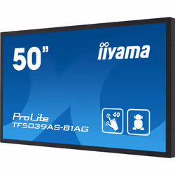 iiyama TF5039AS-B1AG affichage de messages Écran plat de signalisation numérique 49.5" LED 500 cd/m² 4K Ultra HD Noir Écran tactile Intégré dans le processeur Android 24/7 - Vue supplémentaire 5