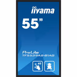 iiyama TF5539AS-B1AG, Écran plat de signalisation numérique, 138,7 cm (54.6"), LED, 3840 x 2160 pixels, 24/7