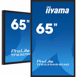 iiyama TF6539AS-B1AG affichage de messages Écran plat de signalisation numérique 64.5" LED 500 cd/m² 4K Ultra HD Noir Écran tactile Intégré dans le processeur Android 24/7 - Vue supplémentaire 5
