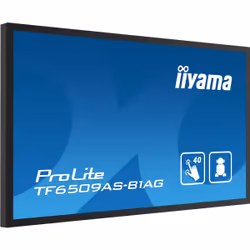 iiyama TF6539AS-B1AG affichage de messages Écran plat de signalisation numérique 64.5" LED 500 cd/m² 4K Ultra HD Noir Écran tactile Intégré dans le processeur Android 24/7 - Vue supplémentaire 6