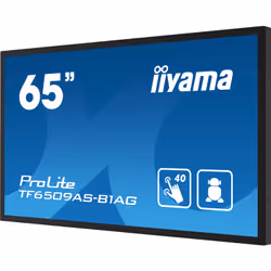 iiyama TF6539AS-B1AG affichage de messages Écran plat de signalisation numérique 64.5" LED 500 cd/m² 4K Ultra HD Noir Écran tactile Intégré dans le processeur Android 24/7 - Vue supplémentaire 7
