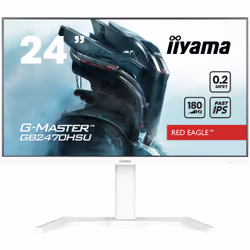 iiyama G-MASTER GB2470HSU-W6, 60,5 cm (23.8"), 1920 x 1080 pixels, Full HD, LED, 0,2 ms, Blanc