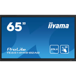 iiyama PROLITE TE6514MIS-B2AG Écran plat de signalisation numérique 65" Wifi 435 cd/m² 4K Ultra HD Noir Écran tactile Intégré dans le processeur Android 24/7