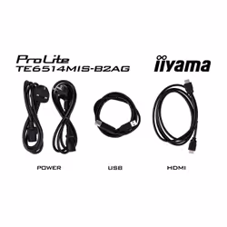 iiyama PROLITE TE6514MIS-B2AG Écran plat de signalisation numérique 65" Wifi 435 cd/m² 4K Ultra HD Noir Écran tactile Intégré dans le processeur Android 24/7 - Vue supplémentaire 19