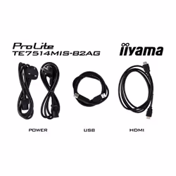 iiyama PROLITE TE7514MIS-B2AG Écran plat de signalisation numérique 75" Wifi 435 cd/m² 4K Ultra HD Noir Écran tactile Intégré dans le processeur Android 24/7 - Vue supplémentaire 18