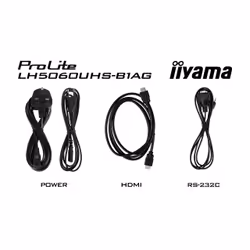 iiyama LH5060UHS-B1AG affichage de messages Carte A numérique 49.5" LED Wifi 500 cd/m² 4K Ultra HD Noir Intégré dans le processeur 24/7 - Vue supplémentaire 19
