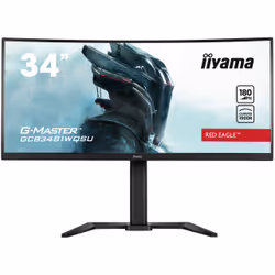 iiyama G-MASTER GCB3481WQSU-B1, 86,4 cm (34"), 3440 x 1440 pixels, UltraWide Quad HD, LCD, 0,3 ms, Noir
