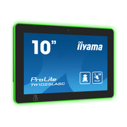 iiyama TW1025LASC-B1PNR écrans d’affichage de salle de réunion 10.1" LED 802.11b, 802.11g, Noir Plastique Bluetooth