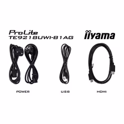 iiyama TE9218UWI-B1AG affichage de messages Écran plat de signalisation numérique 2,32 m (91.5") LED Wifi 500 cd/m² 5K Ultra HD Noir Écran tactile Intégré dans le processeur Android 16/7 - Vue supplémentaire 11