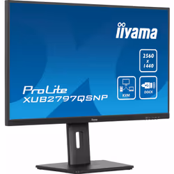 iiyama ProLite XUB2797QSNP-B1 Écran PC IPS 27 Pouces QHD 100 Hz USB-C Noir - Vue supplémentaire 4