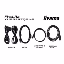 iiyama ProLite XUB3297QSNP-B1 Écran PC IPS 32 Pouces QHD 100 Hz Noir - Vue supplémentaire 4
