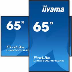 iiyama LH6560UHS-B2AG affichage de messages Carte A numérique 65" LED Wifi 500 cd/m² 4K Ultra HD Noir Intégré dans le processeur 24/7 - Vue supplémentaire 4