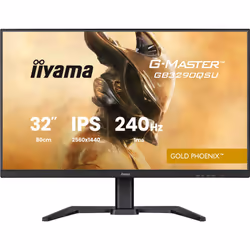 iiyama G-MASTER GB3290QSU-B1 écran plat de PC 80 cm (31.5") Quad HD LED Noir - Vue supplémentaire 4