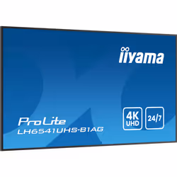 iiyama LH6541UHS-B1AG affichage de messages 64.5" LCD 500 cd/m² 4K Ultra HD Noir 24/7 - Vue supplémentaire 6