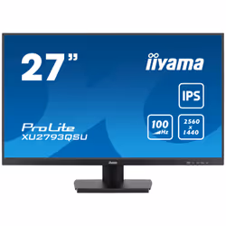 iiyama ProLite XU2793QSU-B7, 68,6 cm (27"), 2560 x 1440 pixels, Wide Quad HD, LED, 1 ms, Noir