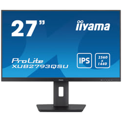 iiyama XUB2793QSU-B7 écran plat de PC 27" 2560 x 1140 pixels Wide Quad HD LED Noir