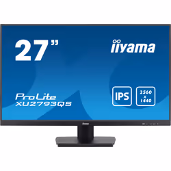 iiyama ProLite XU2793QS-B7, 68,6 cm (27"), 2560 x 1440 pixels, 4K Ultra HD, LED, 1 ms, Noir