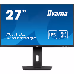 iiyama ProLite XUB2793QS-B7, 68,6 cm (27"), 2560 x 1440 pixels, Quad HD, LED, 1 ms, Noir