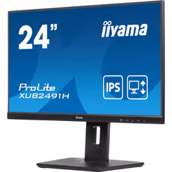 iiyama ProLite XUB2491H-B1 Écran PC IPS 23.8 Pouces Full HD 100 Hz Noir - Vue supplémentaire 4