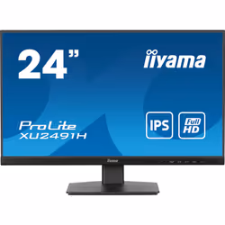 iiyama ProLite XU2491H-B1, 60,5 cm (23.8"), 1920 x 1080 pixels, Full HD, LED, 0,5 ms, Noir