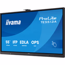 iiyama TE6513A-B1AG Écran d'affichage dynamique Écran plat interactif 163,8 cm (64.5") Wifi 450 cd/m² 4K Ultra HD Noir Écran tactile Intégré dans le processeur Android 18/7 - Vue supplémentaire 6