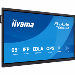 iiyama TE6515A-B1AG Écran d'affichage dynamique Écran plat de signalisation numérique 163,8 cm (64.5") Wifi 550 cd/m² 4K Ultra HD Noir Écran tactile Intégré dans le processeur Android