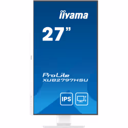 iiyama ProLite XUB2797HSU-W2 écran plat de PC 27" Full HD LED Blanc