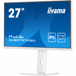 iiyama ProLite XUB2797HSU-W2 Écran PC IPS 27 Pouces Full HD 100 Hz Blanc - Vue supplémentaire 5