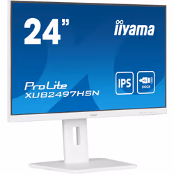 iiyama ProLite XUB2497HSN-W2 écran plat de PC 23.8" Full HD LED Blanc