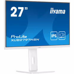 iiyama ProLite XUB2797HSN-W2 Écran PC IPS 27 Pouces Full HD 100 Hz Blanc - Vue supplémentaire 6