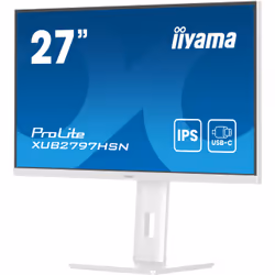 iiyama ProLite XUB2797HSN-W2 Écran PC IPS 27 Pouces Full HD 100 Hz Blanc - Vue supplémentaire 7