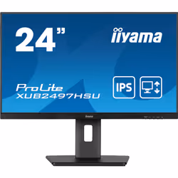 iiyama XUB2497HSU-B2, 60,5 cm (23.8"), 1920 x 1080 pixels, Full HD, LED, 1 ms, Noir