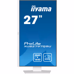 iiyama ProLite XUB2797QSU-W2 écran plat de PC 27" Quad HD LED Blanc
