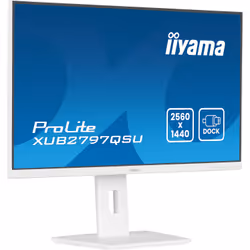iiyama ProLite XUB2797QSU-W2 Écran PC IPS 27 Pouces QHD 100 Hz Blanc - Vue supplémentaire 4