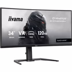 iiyama GCB3482WQSU-B1 écran plat de PC 86,4 cm (34") 1440 x 3440 pixels UltraWide Quad HD LED Noir