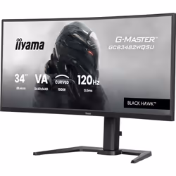 iiyama GCB3482WQSU-B1 écran plat de PC 86,4 cm (34") 1440 x 3440 pixels UltraWide Quad HD LED Noir