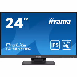 iiyama ProLite T2454MSC-B2AG, 60,5 cm (23.8"), 1920 x 1080 pixels, Full HD, LED, 4 ms, Noir