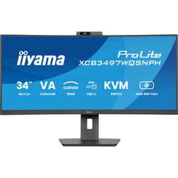 iiyama ProLite XCB3497WQSNPH-B1 écran plat de PC 86,4 cm (34") 3440 x 1440 pixels Noir