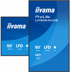 iiyama LH5564UHS-B1AG Écran d'affichage dynamique Écran plat de signalisation numérique 139,7 cm (55") Wifi 500 cd/m² 4K Ultra HD Noir Android 24/7 - Vue supplémentaire 4