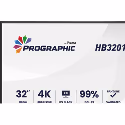 iiyama ProGraphic HB3201UHSNP-B1 écran plat de PC 80 cm (31.5") Noir - Vue supplémentaire 5