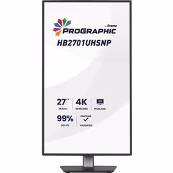 iiyama ProGraphic HB2701UHSNP-B1 Écran IPS Black 27 Pouces 4K UHD Noir - Vue supplémentaire 3