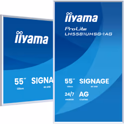 iiyama LH6581UHSG-1AG Écran d'affichage dynamique Écran plat interactif 163,8 cm (64.5") Wifi 500 cd/m² 4K Ultra HD Blanc Intégré dans le processeur Android 10 24/7 - Vue supplémentaire 5