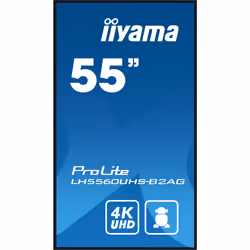 iiyama LH5560UHS-B2AG Écran d'affichage dynamique Carte A numérique 139,7 cm (55") LED Wifi 500 cd/m² 4K Ultra HD Noir Intégré dans le processeur Android 11 24/7 - Vue supplémentaire 2