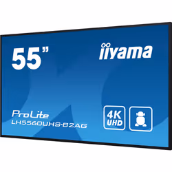 iiyama LH5560UHS-B2AG Écran d'affichage dynamique Carte A numérique 139,7 cm (55") LED Wifi 500 cd/m² 4K Ultra HD Noir Intégré dans le processeur Android 11 24/7 - Vue supplémentaire 4