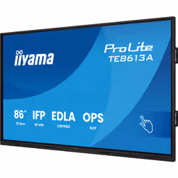 iiyama TE8613A-B2AG Écran d'affichage dynamique Écran plat interactif 2,17 m (85.6") Wifi 500 cd/m² 4K Ultra HD Noir Écran tactile Intégré dans le processeur Android 24/7 - Vue supplémentaire 6